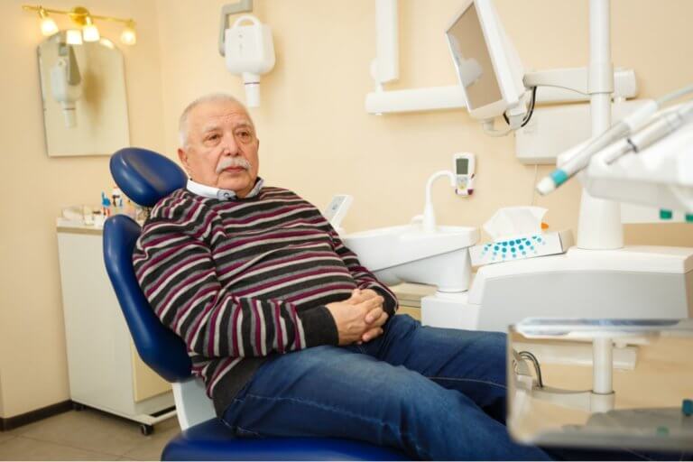Discoloration of Teeth in Older Patients
