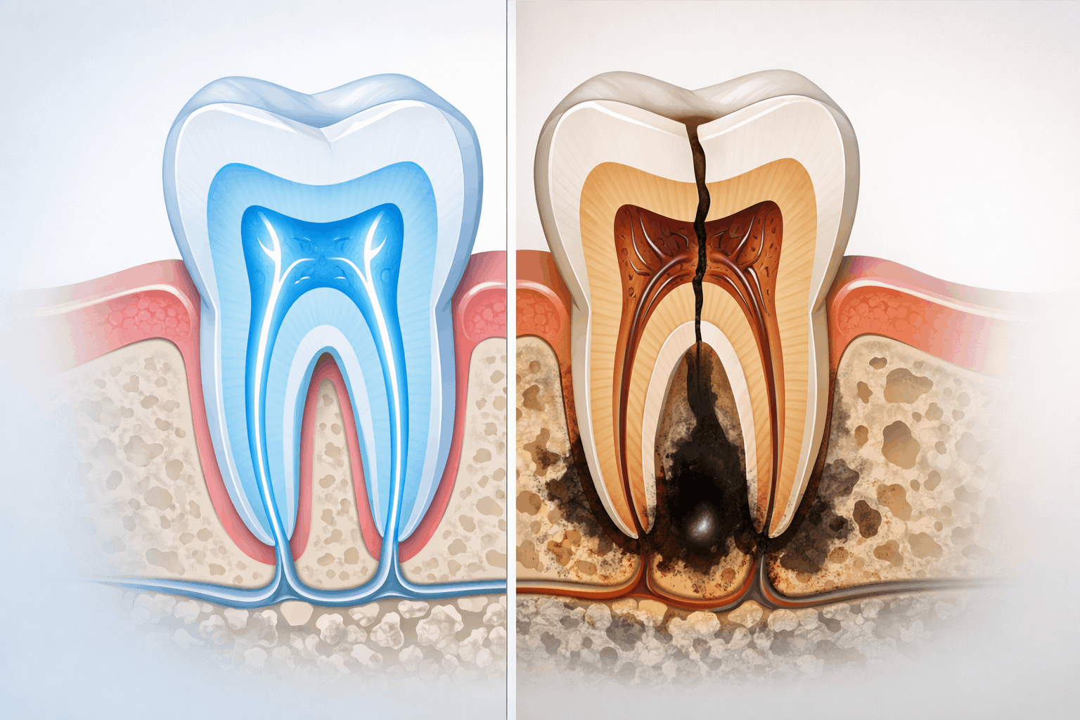 When a root canal is not recommended